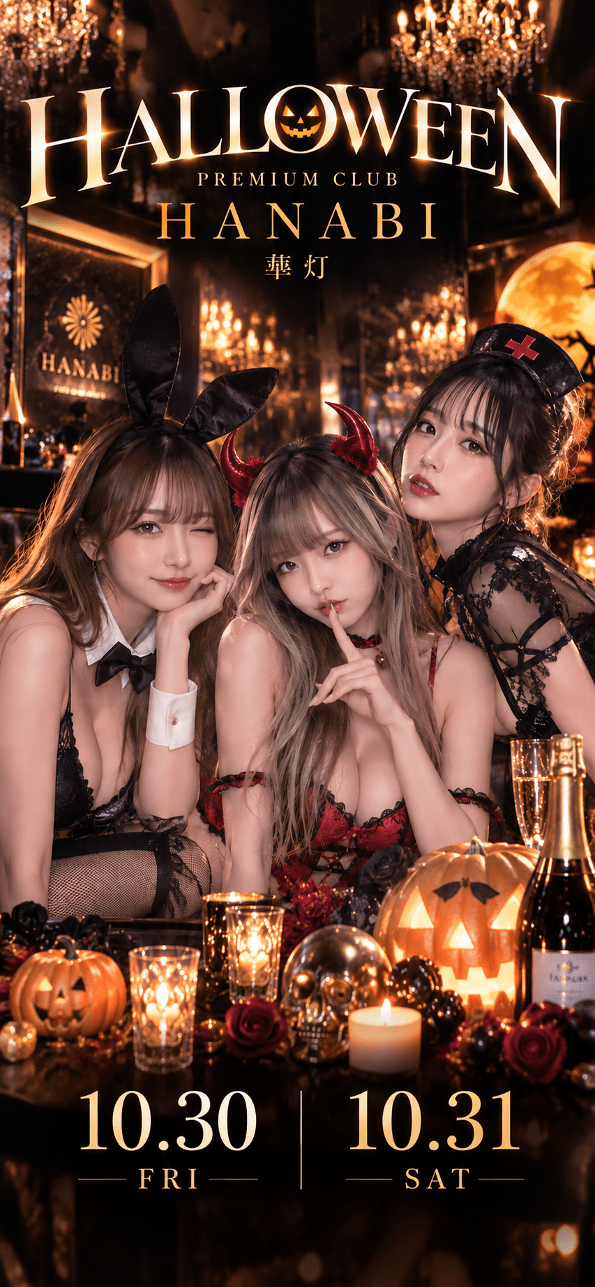 今年のHALLOWEENははヤバい🎃｜HANABI 華灯 イベント情報